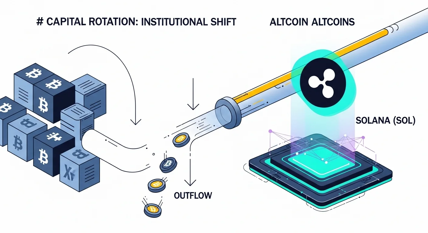 Capital Rotation Deep Dive: Why Institutional Money is Flying from BTC ETFs to Altcoins Like SOL and XRP