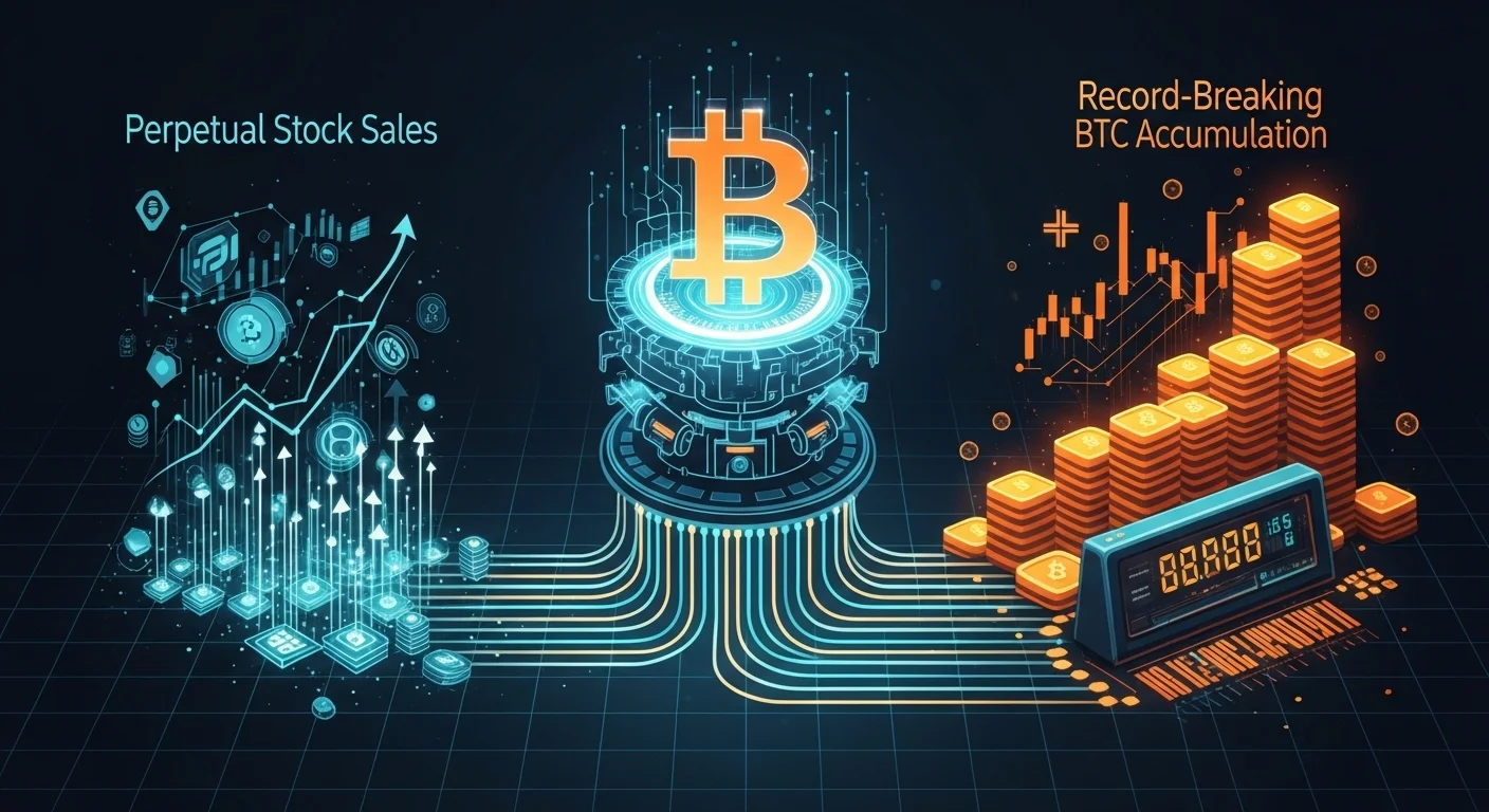 Decoding the Bitcoin Engine: How Perpetual Stock Sales Are Funding Record-Breaking BTC Accumulation