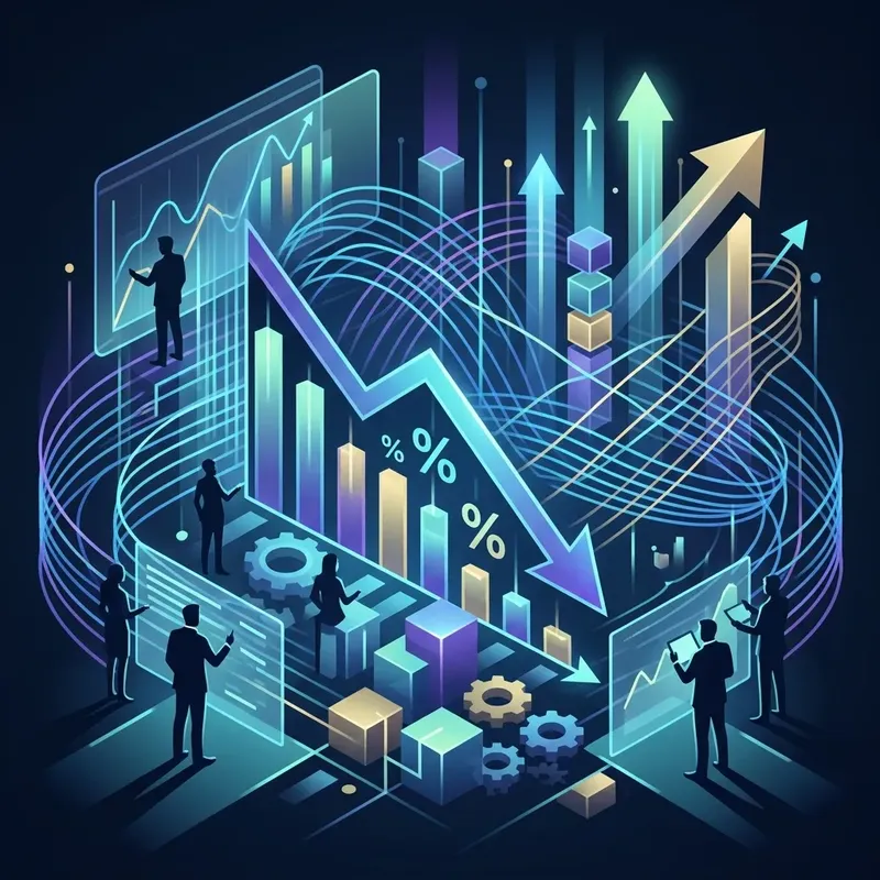 DeFi trading interface showing smart contract logic and reduced fee percentages