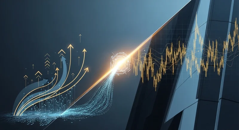 A professional digital representation of a secure financial network connecting private equity assets to global markets.